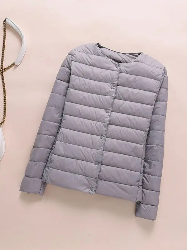 Damen Ultraleichte Daunenjacke Bequem Für Alltag