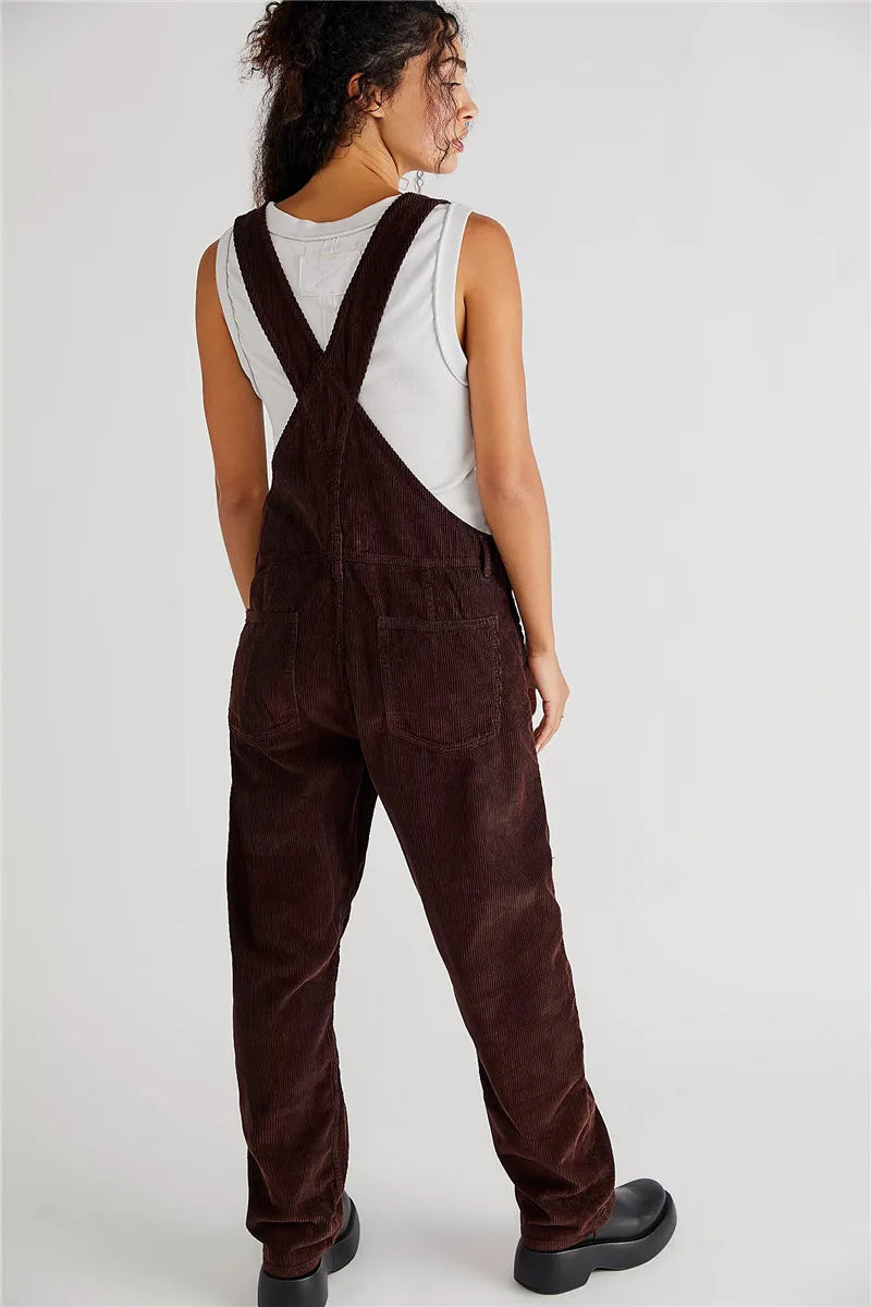 Overall Corduroy Weinlese Elegant