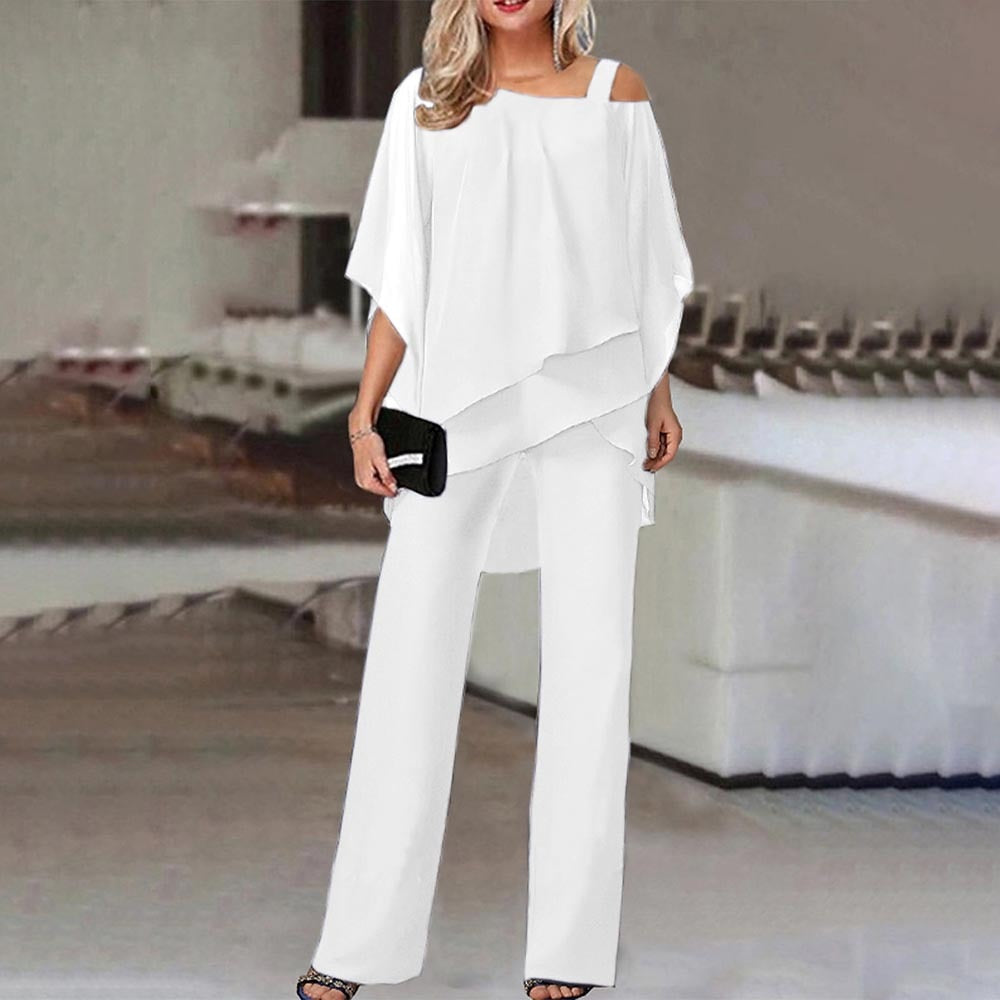 Zweiteiler Satz Elegant Cold Shoulder