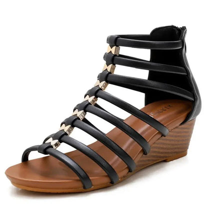 Damen Sandalen Aus Synthetik Mit Wedges Für Sommer