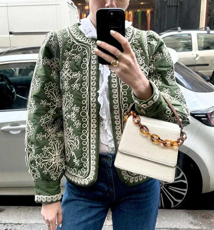 Fudus | Retro Boho-Kurzjacke