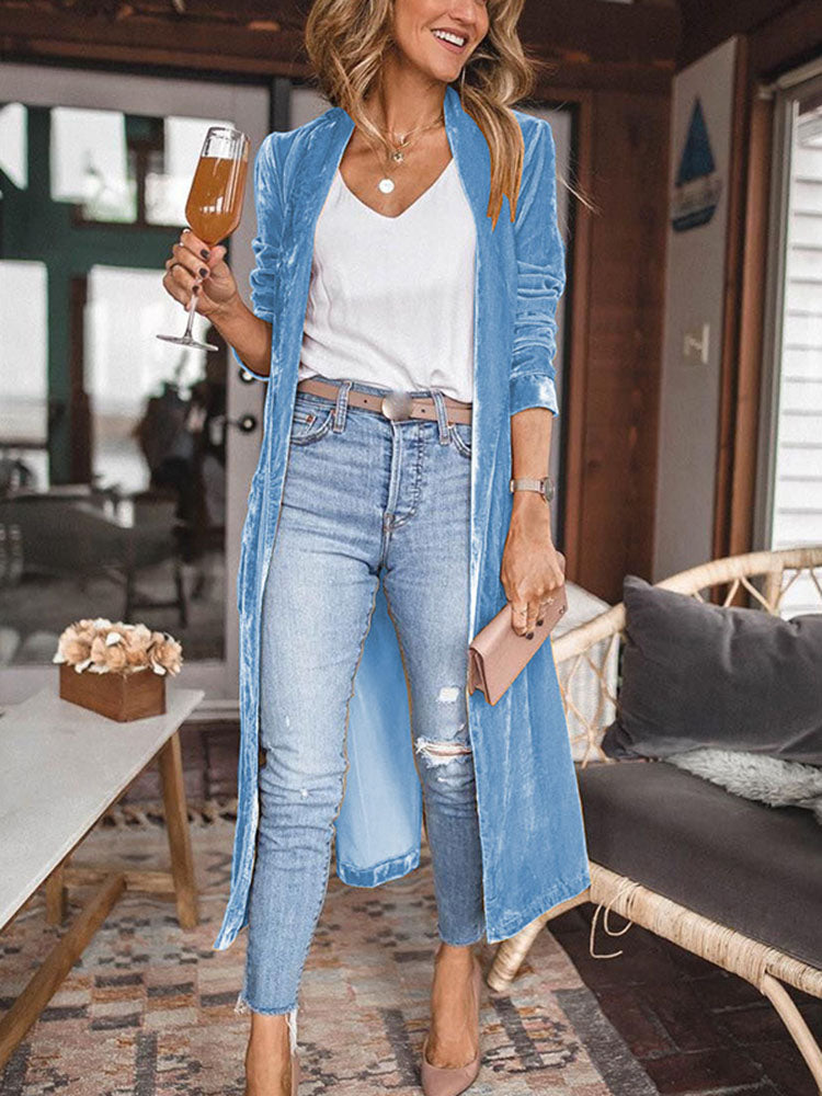 Karena - Kimono-Mantel aus Samt