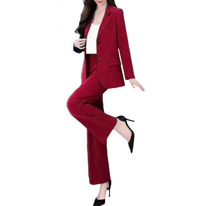 Fudus - Business Blazer 2-teiliges Set für Frauen