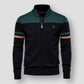 Herren Jacke im Retro Streifen Design