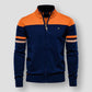 Herren Jacke im Retro Streifen Design