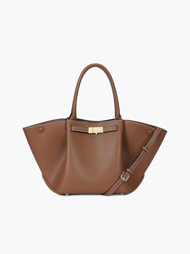 Damen Leder Shopper Tasche