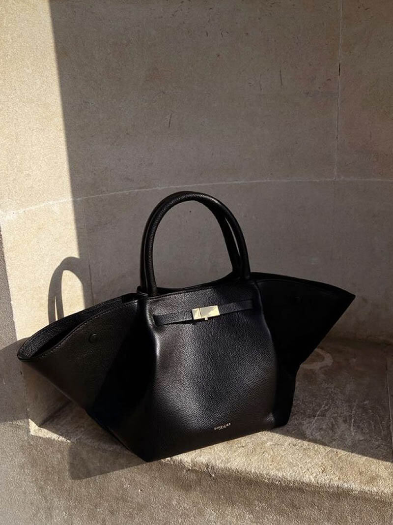 Damen Leder Shopper Tasche