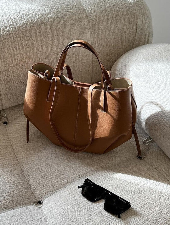 Damen Luxuriöse Leder Shopper