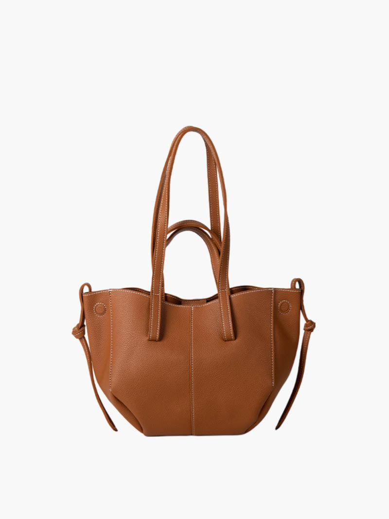 Damen Luxuriöse Leder Shopper