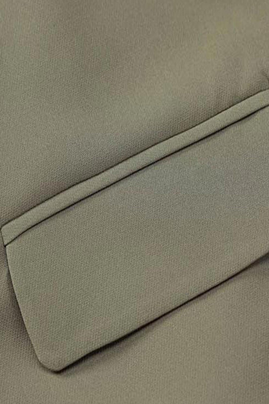 Damen Blazer Rückenfrei Uni mit Schlitz