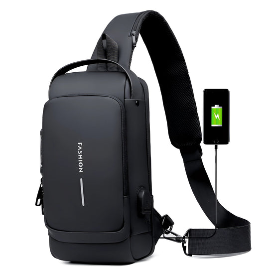 Rucksack USB Diebstahl Herren Wasserdicht Ergonomisch