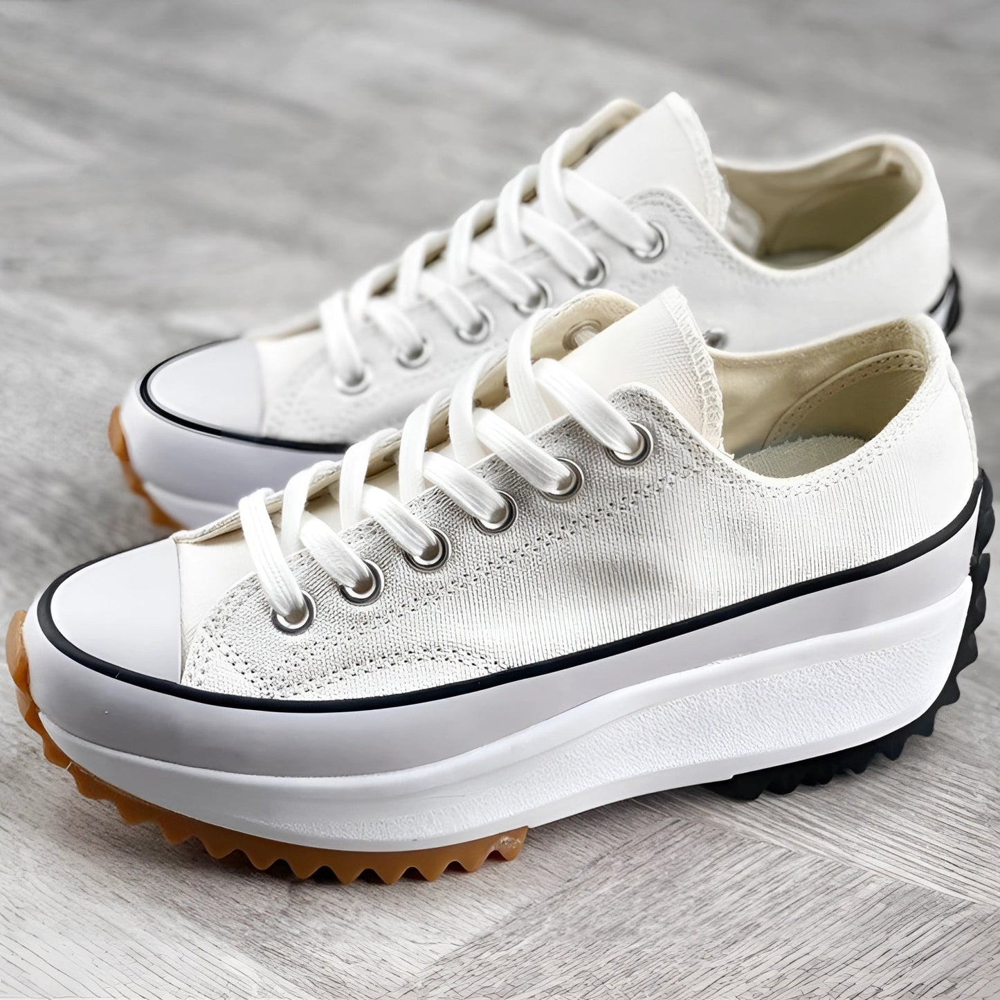 Damen Plattform Sneaker mit Stern