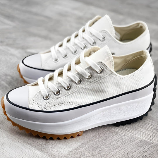 Damen Plattform Sneaker mit Stern