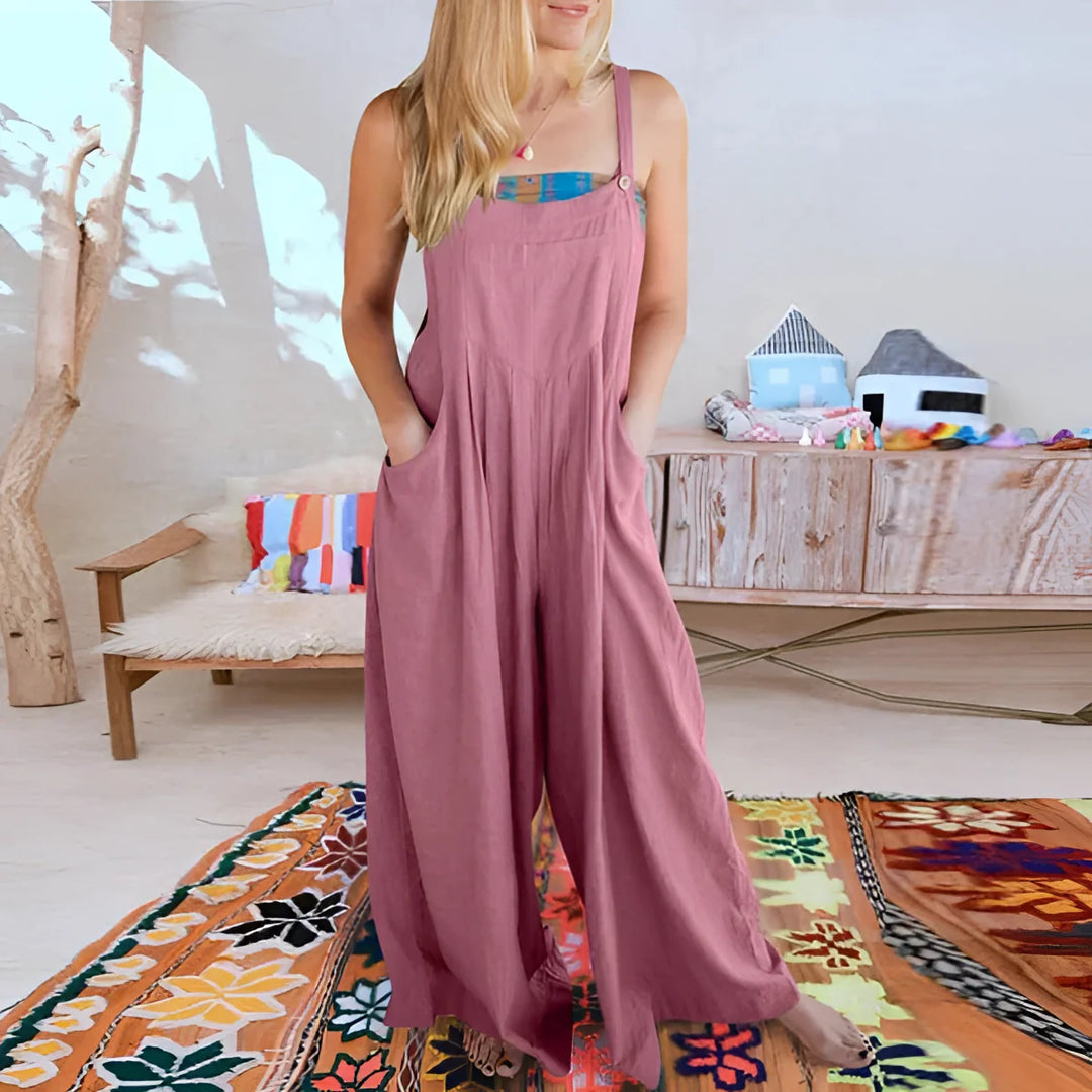 Damen Weite Latzhose