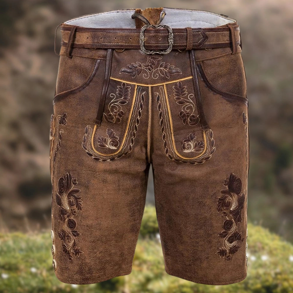 Fudus – Men's Embroidered Bavarian Oktoberfest Shorts