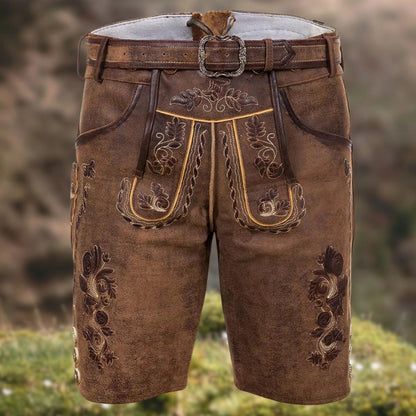 Fudus – Men's Embroidered Bavarian Oktoberfest Shorts