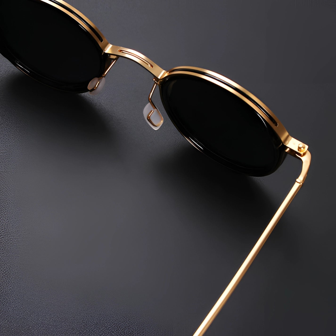 Damen Vintage Sonnenbrille Mit Goldrahmen