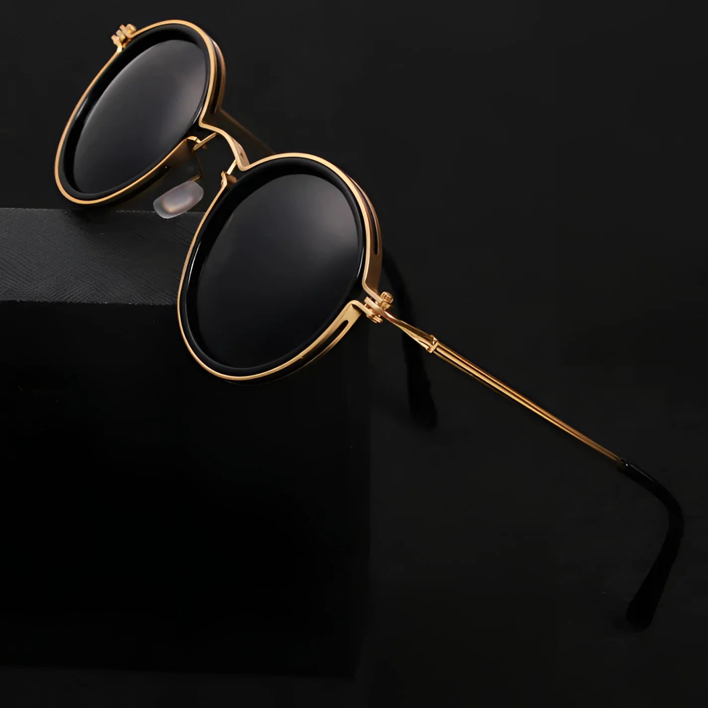 Damen Vintage Sonnenbrille Mit Goldrahmen