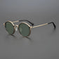 Damen Vintage Sonnenbrille Mit Goldrahmen