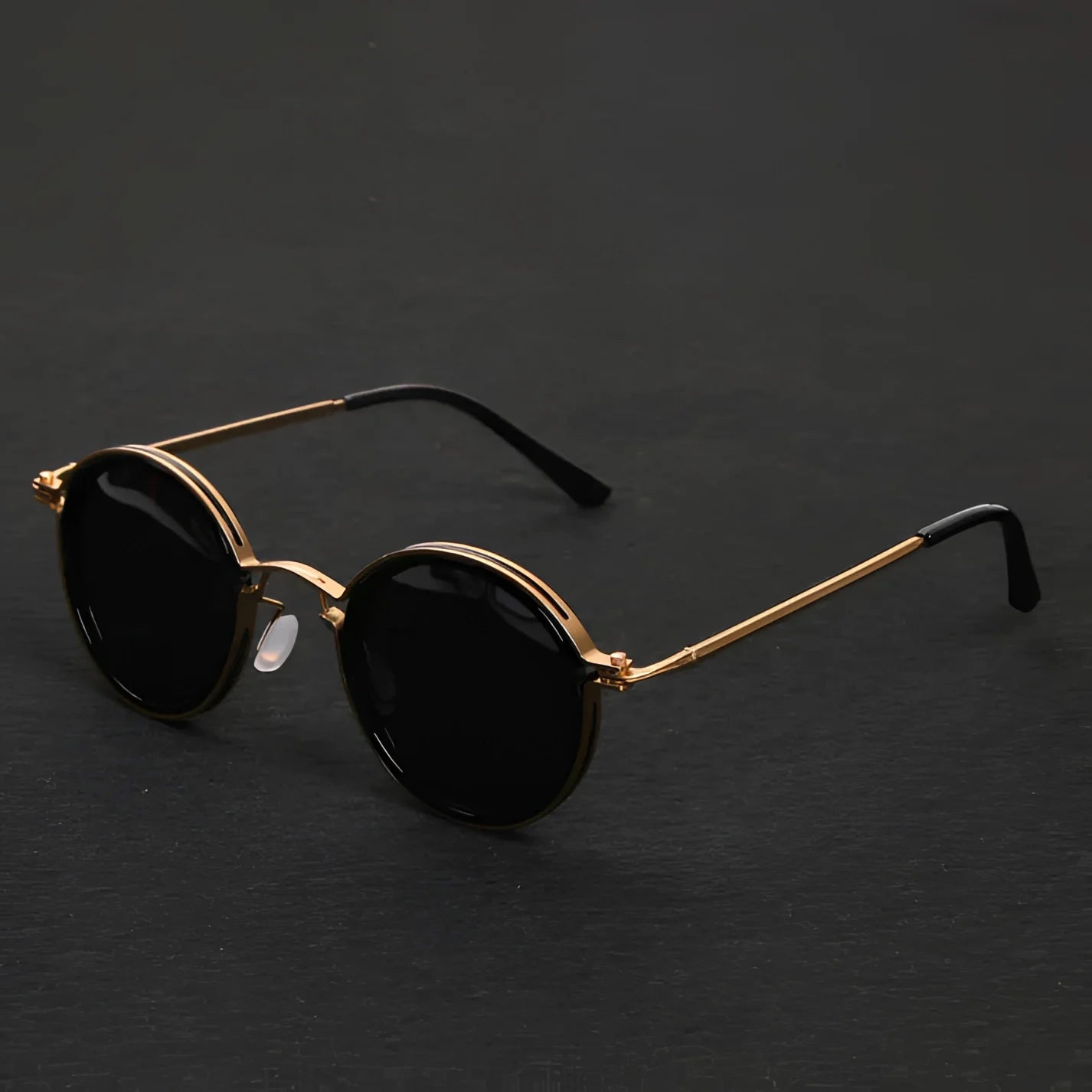 Damen Vintage Sonnenbrille Mit Goldrahmen