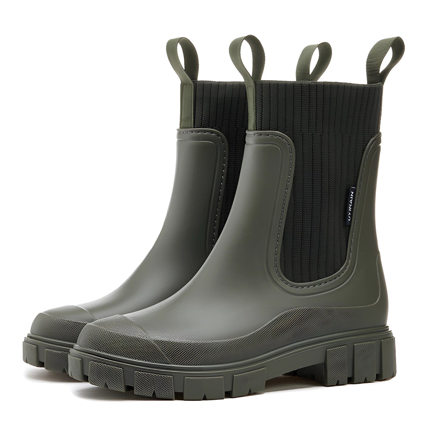 Damen Wasserdichte Regenstiefel Mit Rutschfester Sohle