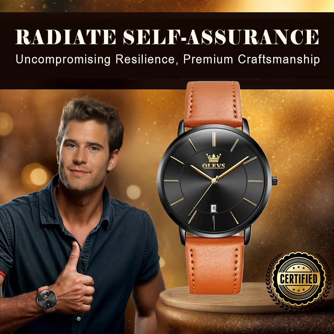 Damen Ultra Dünne Minimalistische Armbanduhr Stilvoll