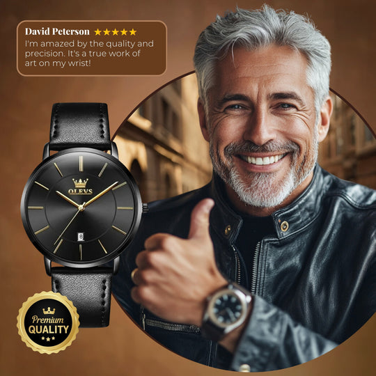 Damen Ultra Dünne Minimalistische Armbanduhr Stilvoll