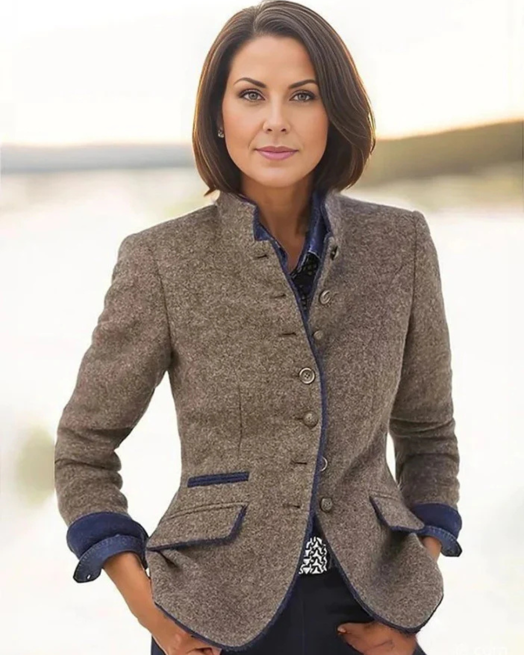 Jacke Damen Frühling Klassisch