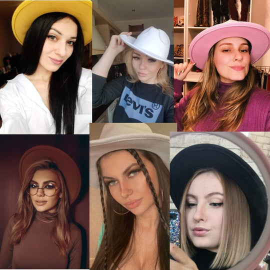 Unisex Britischer Retro Panama Hut