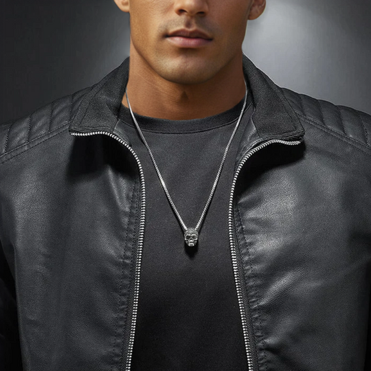 Herren Klassische Lederjacke