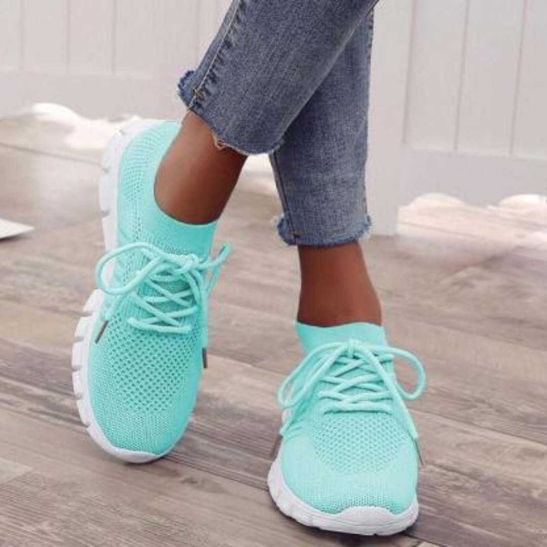 Damen Orthopädische Netzschuhe Leicht Atmungsaktiv Komfort