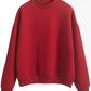 Bequemer Lockerer Basic-Pullover