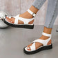 Sandalen Damen Leder Riemchen Griechisch