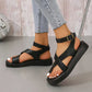 Sandalen Damen Leder Riemchen Griechisch