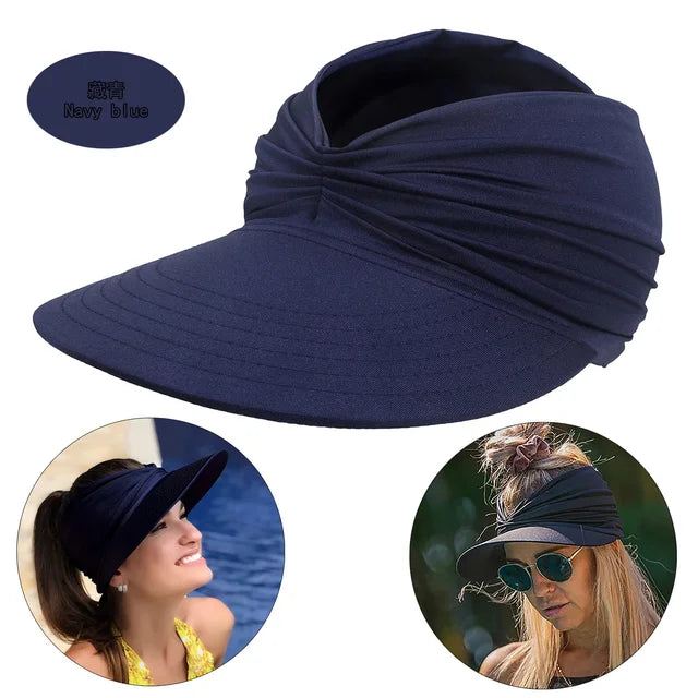 Damen Sonne Visor Sonnenhut Anti Ultraviolett