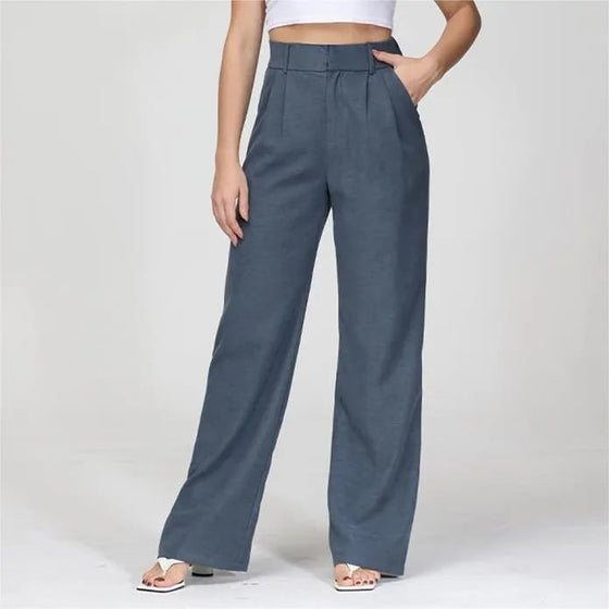 Damen Leichtgewichtige Tailored Wide Leg Pants