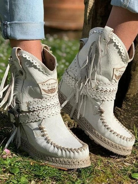 Fudus | Westernstiefel mit Fransen