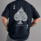 Fudus | Weinlese Ace of Spades Druck Sommer T-shirt