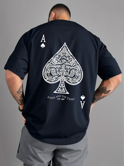 T-Shirt Sommer Weinlese Ace of Spades