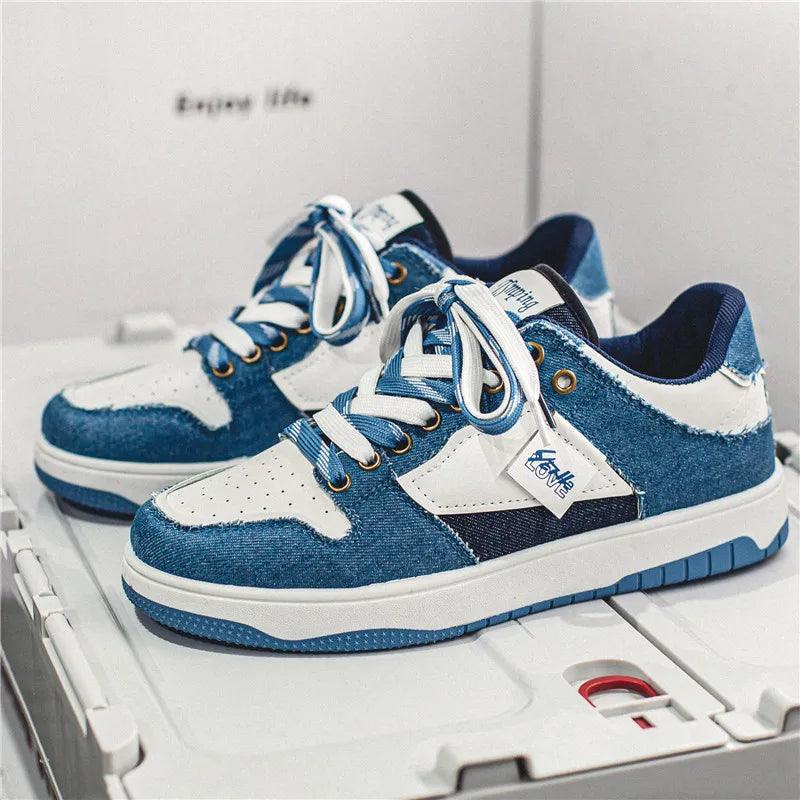 Fudus-Top-Skate-Schuhe mit kontrastierenden Schnürsenkeln - Ryler