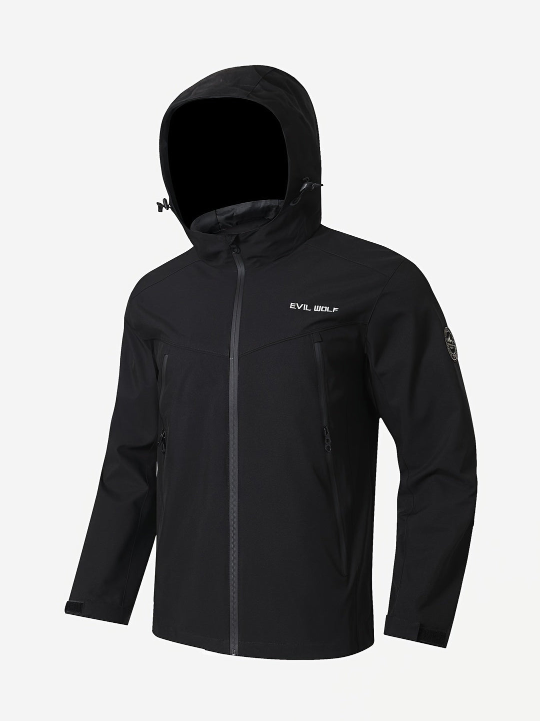 Gestreifter Windbreaker Herren Wasserdicht Mit Kapuze