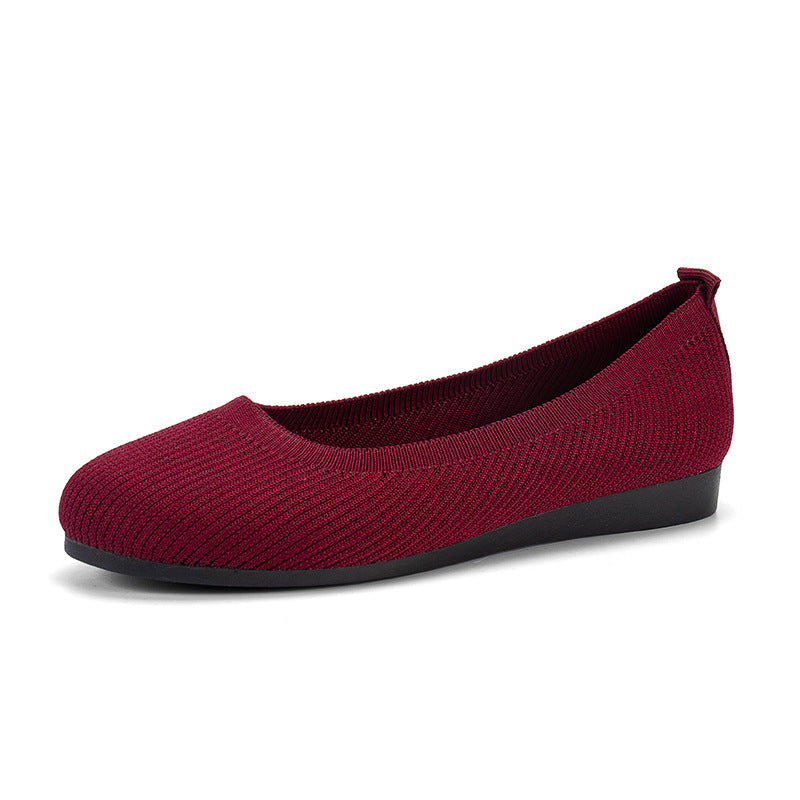 Damen Orthopädische Slip On Schuhe Atmungsaktiv Leicht Komfort