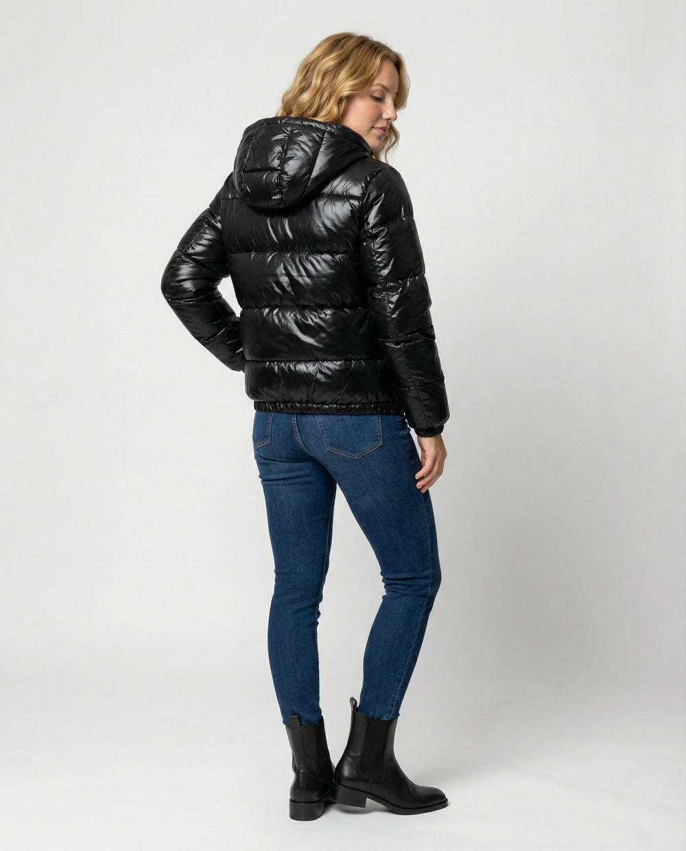 Damen Steppjacke mit Glänzend & Leicht | Fudus