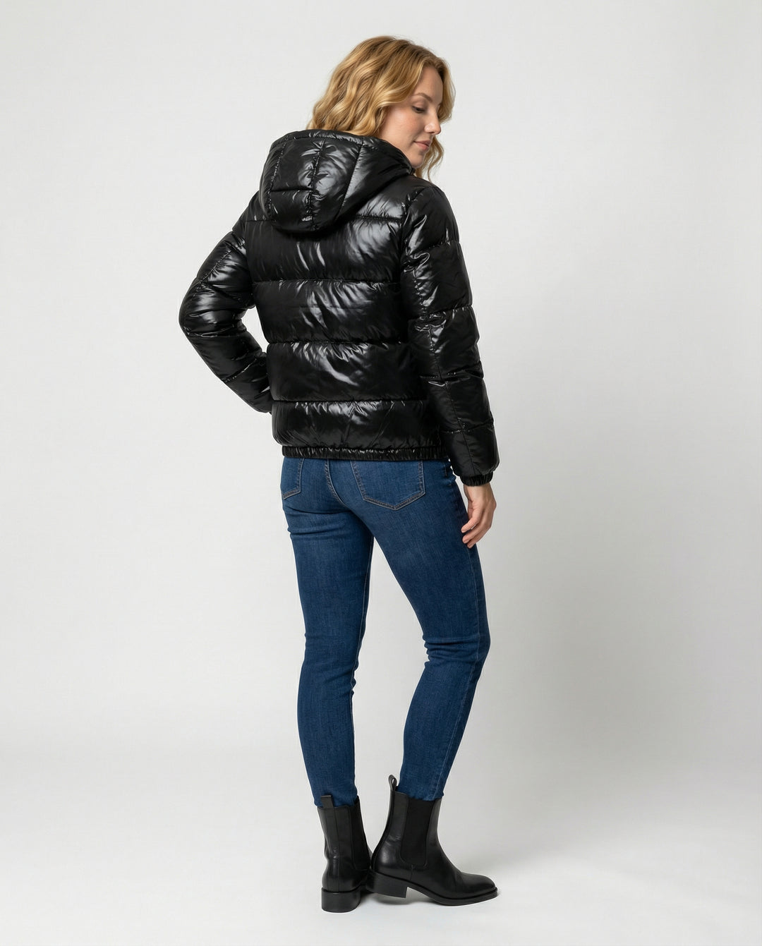 Damen Steppjacke mit Glänzend & Leicht | Fudus