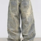 Herren Modische Retro Baggy Jeans