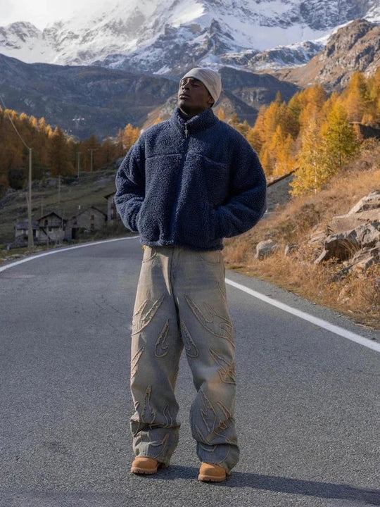 Herren Modische Retro Baggy Jeans