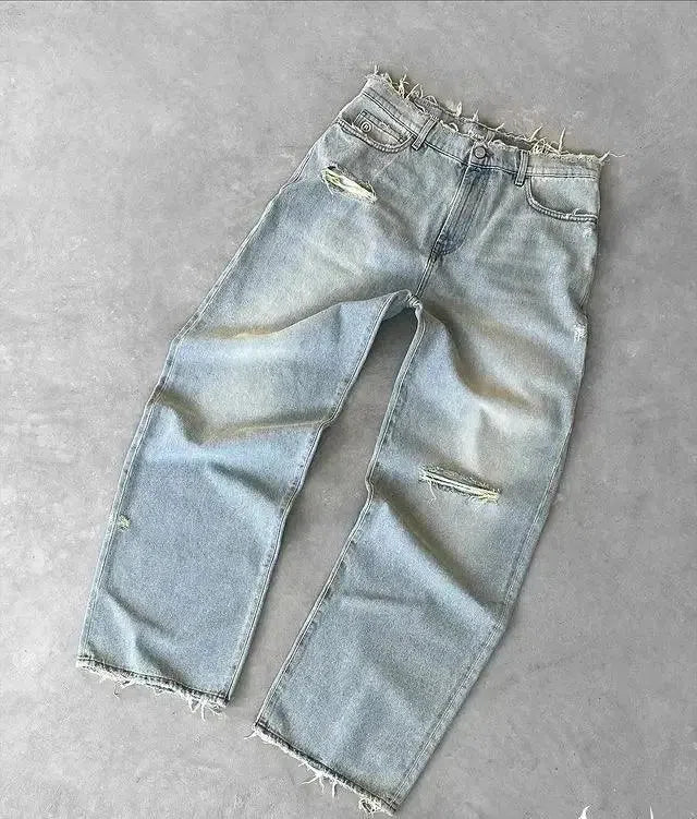 Herren Modische Retro Baggy Jeans