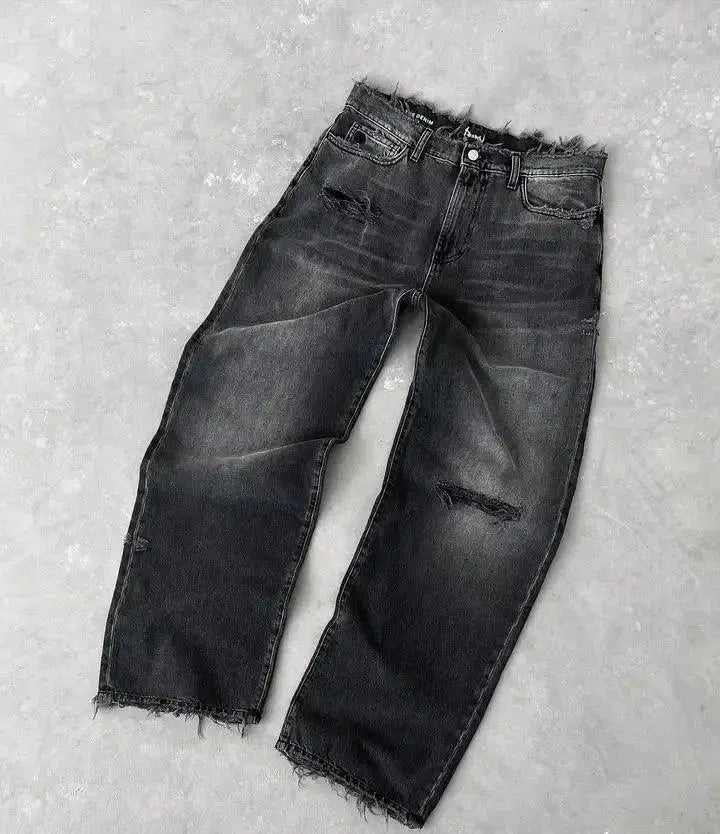 Herren Modische Retro Baggy Jeans