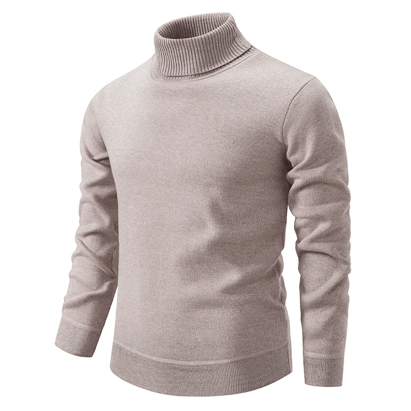 Rollkragenpullover Herren Weich Elegant