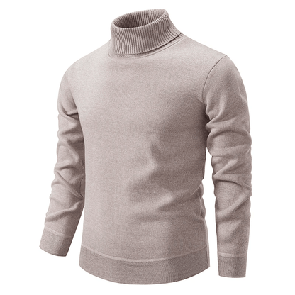 Rollkragenpullover Herren Weich Elegant